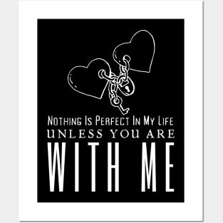 Nothing Is Perfect In My Life Posters and Art